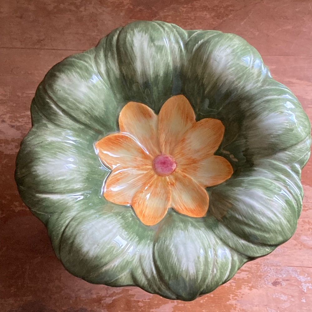 Nora Fenton Hand Painted Bowl, Made in Italy